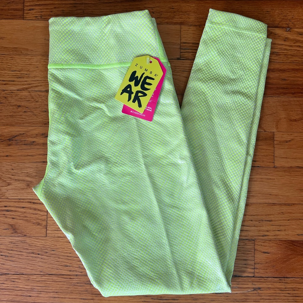 Zumba Fitness Neon Green Leggings